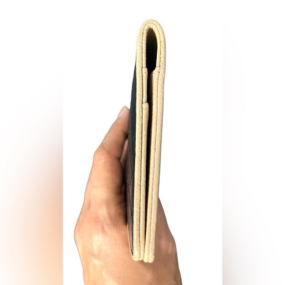 Chanel Leather Checkbook/Bifold with COA (0101) - Picture 4 of 6